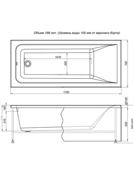 Купить Фронтальная панель Aquanet Bright 175 (216303) по цене 5566 руб., в Санкт-Петебруге в интернет магазине 100-Систем, а также дургие товары AQUANET из раздела Панель фронтальная (передняя) и Комплектующие для ванн
