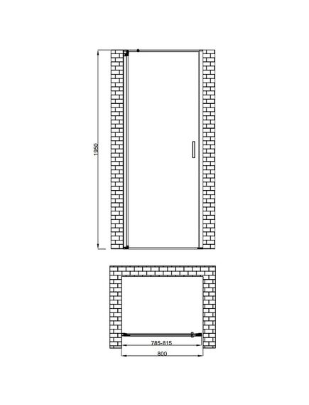 Купить Душевая дверь LEGOS LS-1 800 (062020) по цене 26990 руб., в Санкт-Петебруге в интернет магазине 100-Систем, а также дургие товары BERGES из раздела Душевые двери и Душевые двери, перегородки