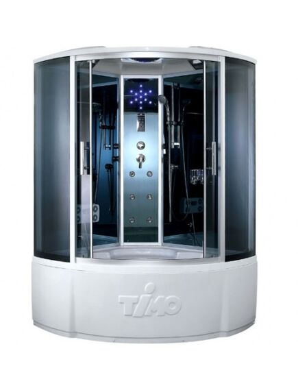 Купить Гидромассажный бокс Timo Standart 150x150 T-1155 с гидромассажем (t-1155) по цене 238600 руб., в Санкт-Петебруге в интернет магазине 100-Систем, а также дургие товары TIMO из раздела Гидромассажные боксы и Душевые кабины и ограждения