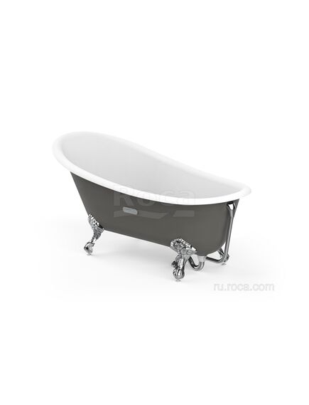 Купить Ванна Roca Carmen серая, anti-slip 160х80 234250000 (234250000) по цене 243662.77 руб., в Санкт-Петебруге в интернет магазине 100-Систем, а также дургие товары ROCA из раздела Чугунные ванны и Ванны
