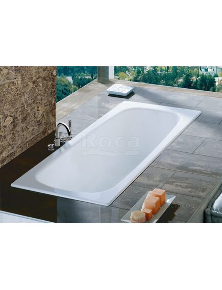 Купить Ванна Roca Continental 160х70 anti-slip 21291200R (21291200r) по цене 63677.77 руб., в Санкт-Петебруге в интернет магазине 100-Систем, а также дургие товары ROCA из раздела Чугунные ванны и Ванны