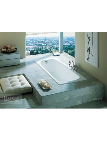 Купить Ванна Roca Continental 170х70 anti-slip 21291100R (21291100r) по цене 65523.77 руб., в Санкт-Петебруге в интернет магазине 100-Систем, а также дургие товары ROCA из раздела Чугунные ванны и Ванны