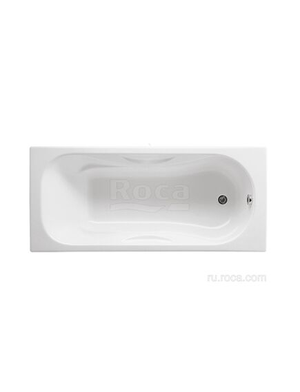 Купить Ванна Roca Malibu 170х75 без отверстий для ручек, anti-slip 230960000 (230960000) по цене 70138.77 руб., в Санкт-Петебруге в интернет магазине 100-Систем, а также дургие товары ROCA из раздела Чугунные ванны и Ванны