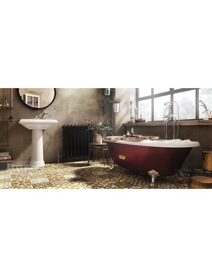 Купить Ванна Roca Newcast бургундия, anti-slip 170x85 233650003 (233650003) по цене 232586.77 руб., в Санкт-Петебруге в интернет магазине 100-Систем, а также дургие товары ROCA из раздела Чугунные ванны и Ванны