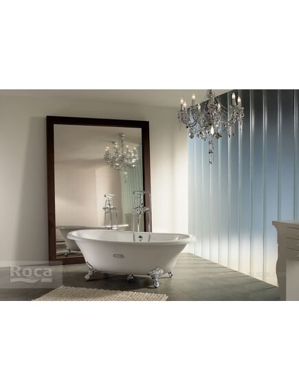 Купить Ванна Roca Newcast белая, anti-slip 170x85 233650007 (233650007) по цене 232586.77 руб., в Санкт-Петебруге в интернет магазине 100-Систем, а также дургие товары ROCA из раздела Чугунные ванны и Ванны