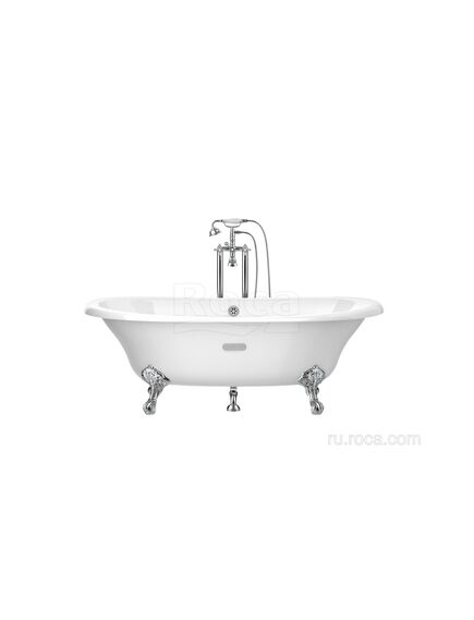 Купить Ванна Roca Newcast белая, anti-slip 170x85 233650007 (233650007) по цене 232586.77 руб., в Санкт-Петебруге в интернет магазине 100-Систем, а также дургие товары ROCA из раздела Чугунные ванны и Ванны