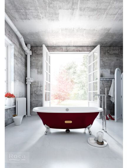 Купить Ванна Roca Newcast бургундия, anti-slip 170x85 233650003 (233650003) по цене 232586.77 руб., в Санкт-Петебруге в интернет магазине 100-Систем, а также дургие товары ROCA из раздела Чугунные ванны и Ванны