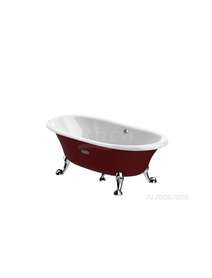 Купить Ванна Roca Newcast бургундия, anti-slip 170x85 233650003 (233650003) по цене 232586.77 руб., в Санкт-Петебруге в интернет магазине 100-Систем, а также дургие товары ROCA из раздела Чугунные ванны и Ванны
