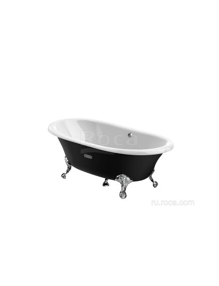 Купить Ванна Roca Newcast черная, anti-slip 170x85 233650002 (233650002) по цене 232586.77 руб., в Санкт-Петебруге в интернет магазине 100-Систем, а также дургие товары ROCA из раздела Чугунные ванны и Ванны