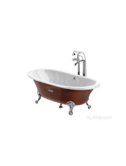 Купить Ванна Roca Newcast медь, anti-slip 170x85 233650008 (233650008) по цене 232586.77 руб., в Санкт-Петебруге в интернет магазине 100-Систем, а также дургие товары ROCA из раздела Чугунные ванны и Ванны