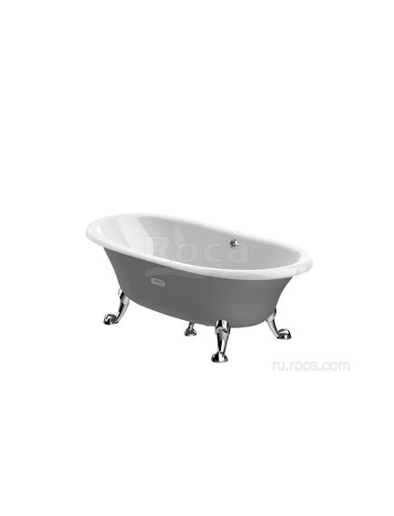 Купить Ванна Roca Newcast серая, anti-slip 170x85 233650000 (233650000) по цене 211357.77 руб., в Санкт-Петебруге в интернет магазине 100-Систем, а также дургие товары ROCA из раздела Чугунные ванны и Ванны