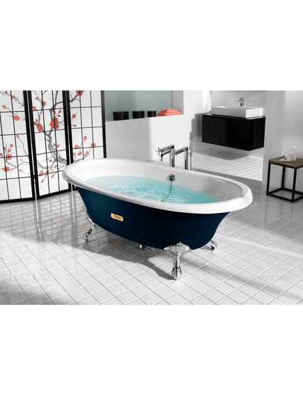 Купить Ванна Roca Newcast темно-синяя, anti-slip 170x85 233650004 (233650004) по цене 232586.77 руб., в Санкт-Петебруге в интернет магазине 100-Систем, а также дургие товары ROCA из раздела Чугунные ванны и Ванны