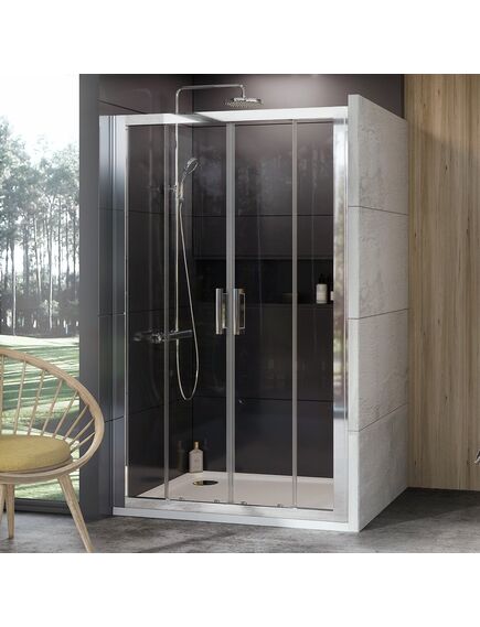 Купить Душевая дверь в нишу 180 см Ravak 10° 0ZJY0C00Z1, transparent, хром (0zjy0c00z1) по цене 144320 руб., в Санкт-Петебруге в интернет магазине 100-Систем, а также дургие товары RAVAK из раздела Душевые двери и Душевые двери, перегородки