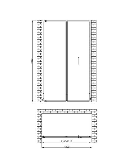 Купить Душевая дверь LEGOS LS-4 1200 (062030) по цене 31490 руб., в Санкт-Петебруге в интернет магазине 100-Систем, а также дургие товары BERGES из раздела Душевые двери и Душевые двери, перегородки