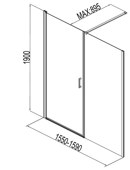 Купить Душевая дверь Aquanet Cinetic 160, прозрачное стекло (AE12-N-80H190U-CT + AE12-F-80H190U-CT) (254239) по цене 40450 руб., в Санкт-Петебруге в интернет магазине 100-Систем, а также дургие товары AQUANET из раздела Душевые двери и Душевые двери, перегородки