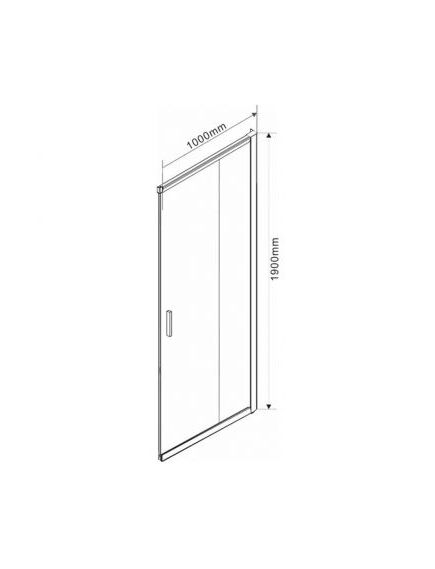 Купить Дверь для душевого уголка Garda VHC-1G100CL, хром, стекло прозрачное , , шт (vhc-1g100cl) по цене 21660 руб., в Санкт-Петебруге в интернет магазине 100-Систем, а также дургие товары Vincea из раздела Душевые двери и Душевые двери, перегородки