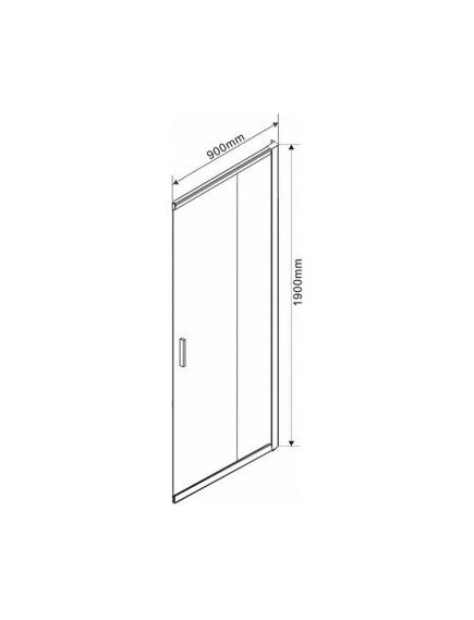 Купить Дверь для душевого уголка Garda VHC-1G900CL, хром, стекло прозрачное , , шт (vhc-1g900cl) по цене 20463 руб., в Санкт-Петебруге в интернет магазине 100-Систем, а также дургие товары Vincea из раздела Душевые двери и Душевые двери, перегородки