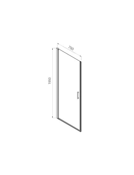 Купить Душевая дверь Alpha VDP-3AL750MT , хром, стекло текстурное, , шт (vdp-3al750mt) по цене 16273.5 руб., в Санкт-Петебруге в интернет магазине 100-Систем, а также дургие товары Vincea из раздела Душевые двери и Душевые двери, перегородки
