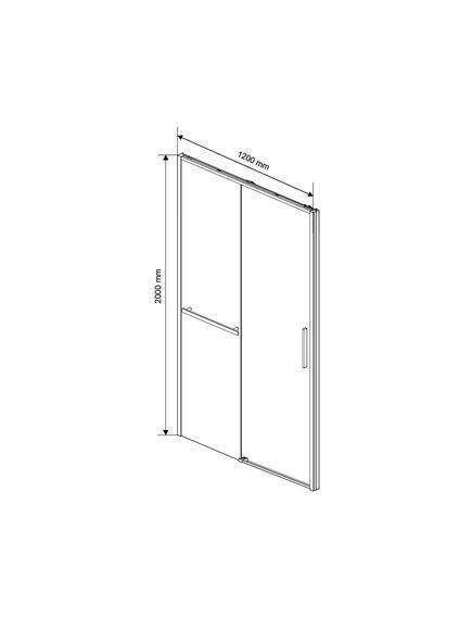 Купить Душевая дверь Slim Soft VDS-1SS120CLG, 1200, брашированное золото, стекло прозрачное, , шт (vds-1ss120clg) по цене 36157 руб., в Санкт-Петебруге в интернет магазине 100-Систем, а также дургие товары Vincea из раздела Душевые двери и Душевые двери, перегородки
