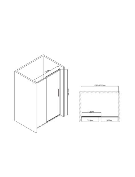 Купить Душевая дверь Slim-U VDS-2SU130CL, 1300, хром, стекло прозрачное, , шт (vds-2su130cl) по цене 20073.5 руб., в Санкт-Петебруге в интернет магазине 100-Систем, а также дургие товары Vincea из раздела Душевые двери и Душевые двери, перегородки