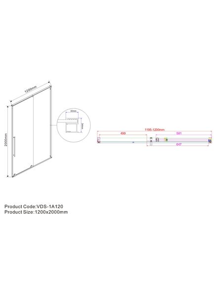 Купить Душевая дверь Arno VPS-1A120CL, 1200, хром, стекло прозрачное, , шт (vps-1a120cl) по цене 31772.75 руб., в Санкт-Петебруге в интернет магазине 100-Систем, а также дургие товары Vincea из раздела Душевые двери и Душевые двери, перегородки