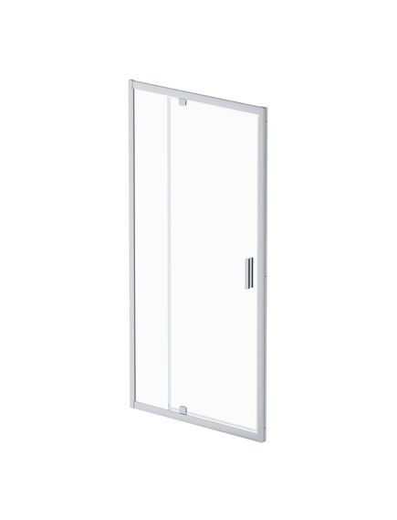 Купить W90G-100-1P-MT Gem дверь душевая распашн 100x195,серебро, стекло прозрачн (w90g-100-1p-mt) по цене 32990 руб., в Санкт-Петебруге в интернет магазине 100-Систем, а также дургие товары AM.PM из раздела Душевые двери и Душевые двери, перегородки