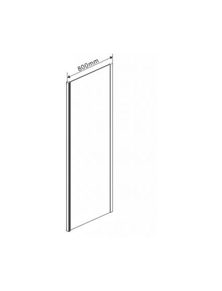 Купить Боковая панель Garda VSG-1G800CL, хром, стекло прозрачное , , шт (vsg-1g800cl) по цене 12606.5 руб., в Санкт-Петебруге в интернет магазине 100-Систем, а также дургие товары Vincea из раздела Душевые перегородки и Душевые двери, перегородки