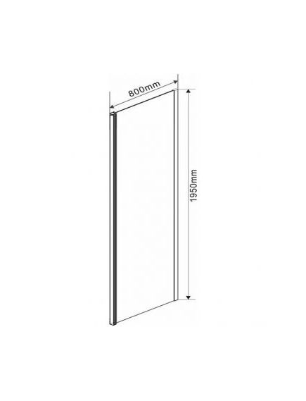 Купить Боковая панель Lugano VSG-1L800CLB, черный, стекло прозрачное , , шт (vsg-1l800clb) по цене 21014 руб., в Санкт-Петебруге в интернет магазине 100-Систем, а также дургие товары Vincea из раздела Душевые перегородки и Душевые двери, перегородки