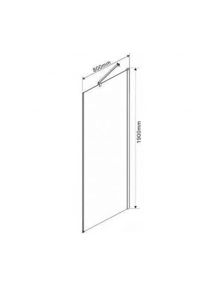 Купить Боковая панель Orta VSG-1O800CH, хром, стекло шиншилла, , шт (vsg-1o800ch) по цене 15480.25 руб., в Санкт-Петебруге в интернет магазине 100-Систем, а также дургие товары Vincea из раздела Душевые перегородки и Душевые двери, перегородки