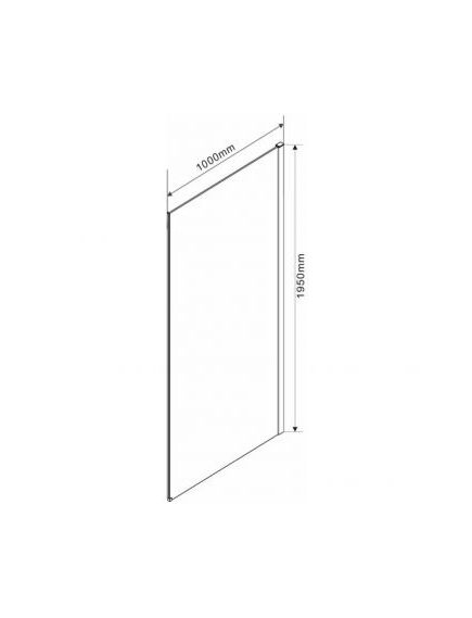 Купить Боковая панель Como Soft VSG-1CS100CL, хром, стекло прозрачное, , шт (vsg-1cs100cl) по цене 19437 руб., в Санкт-Петебруге в интернет магазине 100-Систем, а также дургие товары Vincea из раздела Душевые перегородки и Душевые двери, перегородки