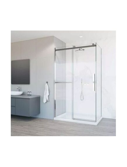 Купить Боковая панель Como Soft VSG-1CS100CL, хром, стекло прозрачное, , шт (vsg-1cs100cl) по цене 19437 руб., в Санкт-Петебруге в интернет магазине 100-Систем, а также дургие товары Vincea из раздела Душевые перегородки и Душевые двери, перегородки