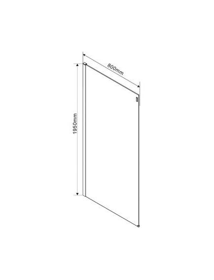 Купить Боковая панель Como Soft VSG-1CS800CL, хром, стекло прозрачное, , шт (vsg-1cs800cl) по цене 16093 руб., в Санкт-Петебруге в интернет магазине 100-Систем, а также дургие товары Vincea из раздела Душевые перегородки и Душевые двери, перегородки