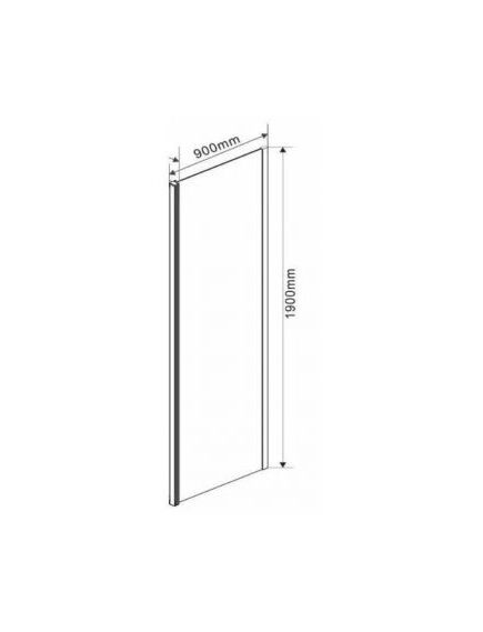 Купить Боковая панель Garda VSG-1G900CLGM, вороненая сталь, стекло прозрачное , , шт (vsg-1g900clgm) по цене 14944 руб., в Санкт-Петебруге в интернет магазине 100-Систем, а также дургие товары Vincea из раздела Душевые перегородки и Душевые двери, перегородки