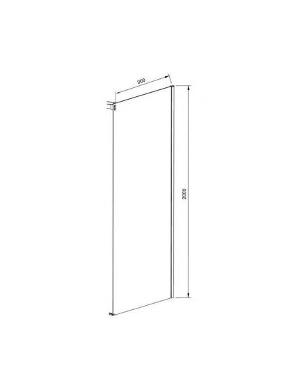 Купить Боковая панель Slim Soft VSG-1SS900CLGM, вороненая сталь, стекло прозрачное, , шт (vsg-1ss900clgm) по цене 18724.5 руб., в Санкт-Петебруге в интернет магазине 100-Систем, а также дургие товары Vincea из раздела Душевые перегородки и Душевые двери, перегородки