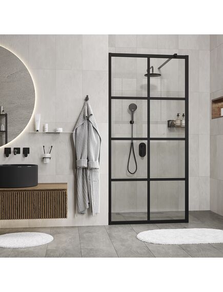 Купить Glan 66W39 Душевая перегородка (66w39) по цене 24250 руб., в Санкт-Петебруге в интернет магазине 100-Систем, а также дургие товары WasserKRAFT из раздела Душевые перегородки и Душевые двери, перегородки