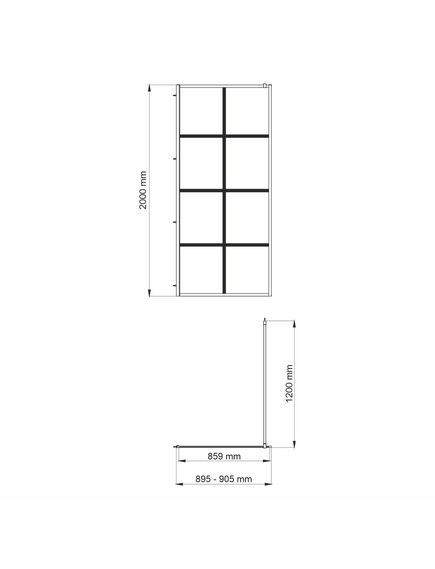 Купить Glan 66W39 Душевая перегородка (66w39) по цене 24250 руб., в Санкт-Петебруге в интернет магазине 100-Систем, а также дургие товары WasserKRAFT из раздела Душевые перегородки и Душевые двери, перегородки