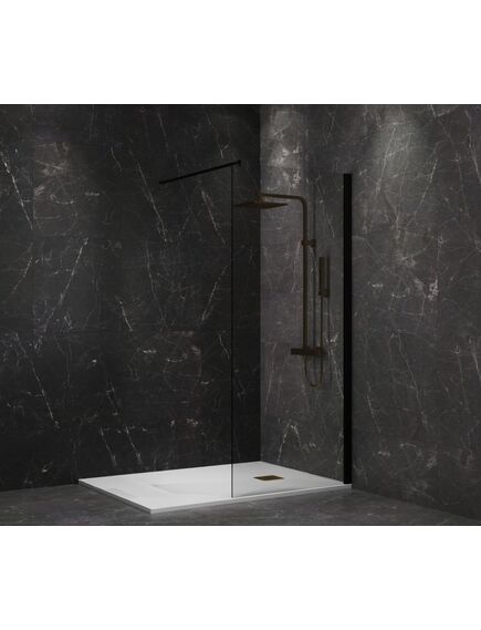 Купить Душевая перегородка 80x195 стекло прозрачное (paini-walkin80c) по цене 26400 руб., в Санкт-Петебруге в интернет магазине 100-Систем, а также дургие товары Paini из раздела Душевые перегородки и Душевые двери, перегородки