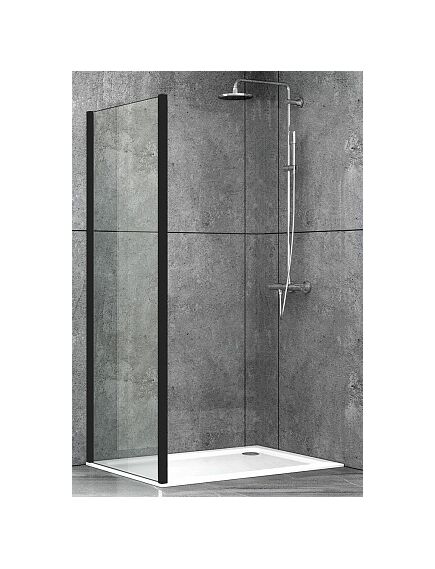 Купить Боковая стенка ABBER Schwarzer Diamant S80B (s80b) по цене 14960 руб., в Санкт-Петебруге в интернет магазине 100-Систем, а также дургие товары ABBER из раздела Душевые перегородки и Душевые двери, перегородки