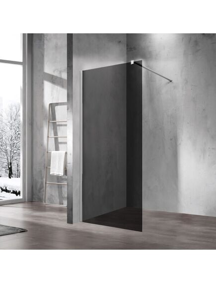 Купить Душевая перегородка Walk-In VSW-1H100CG, 1000*2000, хром, стекло тонированное, , шт (vsw-1h100cg) по цене 21641 руб., в Санкт-Петебруге в интернет магазине 100-Систем, а также дургие товары Vincea из раздела Душевые перегородки и Душевые двери, перегородки