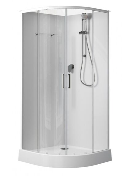 Купить Душевая кабина Aquanet Passion EVO 100x100 R White (00281965) по цене 61980 руб., в Санкт-Петебруге в интернет магазине 100-Систем, а также дургие товары AQUANET из раздела Душевые кабины и Душевые кабины и ограждения