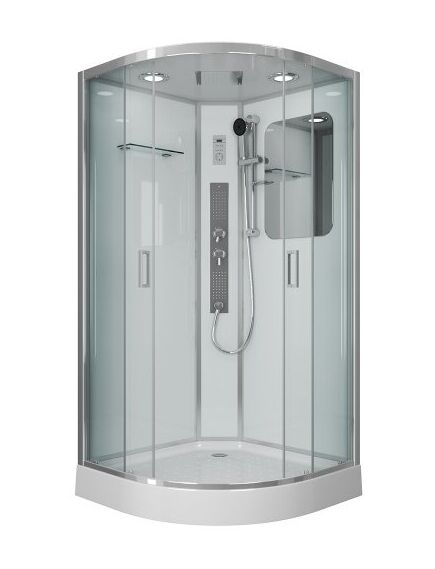 Купить Душевая кабина Niagara Premium NG-6001-01G (ng-6001-01g) по цене 76000 руб., в Санкт-Петебруге в интернет магазине 100-Систем, а также дургие товары  из раздела Душевые кабины и Душевые кабины и ограждения