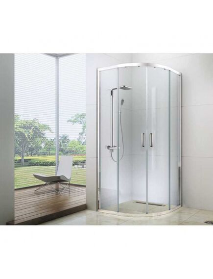 Купить Душевой уголок BERGES SOLO R 900х900 (061108) по цене 23990 руб., в Санкт-Петебруге в интернет магазине 100-Систем, а также дургие товары BERGES из раздела Душевые ограждения и Душевые кабины и ограждения