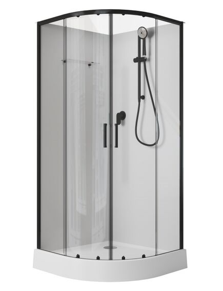 Купить Душевая кабина Aquanet Passion EVO R Black 80x80 (00281984) по цене 54380 руб., в Санкт-Петебруге в интернет магазине 100-Систем, а также дургие товары AQUANET из раздела Душевые кабины и Душевые кабины и ограждения