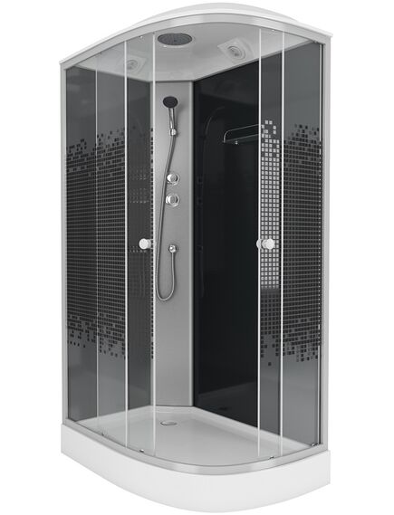 Купить Душевая кабина Niagara NG-4512 L (ng-4512 l) по цене 43700 руб., в Санкт-Петебруге в интернет магазине 100-Систем, а также дургие товары  из раздела Душевые кабины и Душевые кабины и ограждения