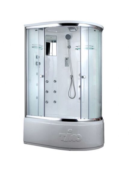 Купить Душевая кабина Timo Lux 120x85 T-7720L с гидромассажем (t-7720 l) по цене 186500 руб., в Санкт-Петебруге в интернет магазине 100-Систем, а также дургие товары TIMO из раздела Душевые кабины и Душевые кабины и ограждения