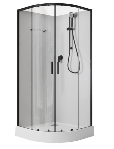Купить Душевая кабина Aquanet Passion EVO 100R Black 100x100 (00282010) по цене 63250 руб., в Санкт-Петебруге в интернет магазине 100-Систем, а также дургие товары AQUANET из раздела Душевые кабины и Душевые кабины и ограждения