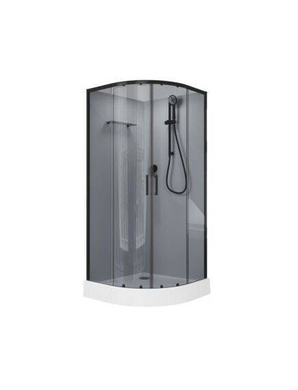 Купить Душевая кабина Aquanet Passion EVO R black 90x90 набор 3 (00267258) по цене 54930 руб., в Санкт-Петебруге в интернет магазине 100-Систем, а также дургие товары AQUANET из раздела Душевые кабины и Душевые кабины и ограждения