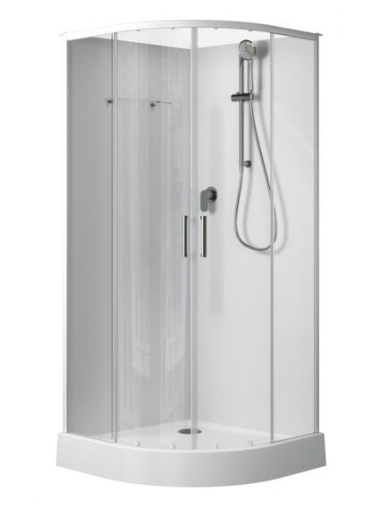 Купить Душевая кабина Aquanet Passion EVO R white 90x90 набор 1 (00267252) по цене 53120 руб., в Санкт-Петебруге в интернет магазине 100-Систем, а также дургие товары AQUANET из раздела Душевые кабины и Душевые кабины и ограждения