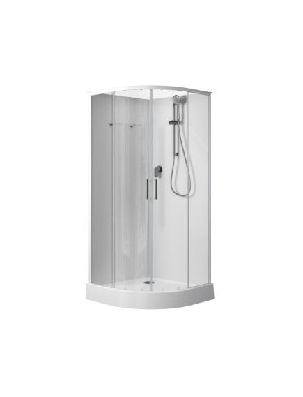 Купить Душевая кабина Aquanet Passion EVO R white 90x90 набор 1 (00267252) по цене 53120 руб., в Санкт-Петебруге в интернет магазине 100-Систем, а также дургие товары AQUANET из раздела Душевые кабины и Душевые кабины и ограждения