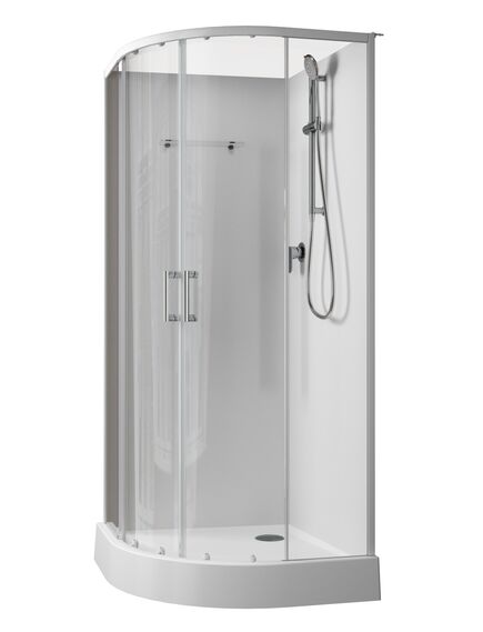 Купить Душевая кабина Aquanet Passion EVO R white 90x90 набор 1 (00267252) по цене 53120 руб., в Санкт-Петебруге в интернет магазине 100-Систем, а также дургие товары AQUANET из раздела Душевые кабины и Душевые кабины и ограждения